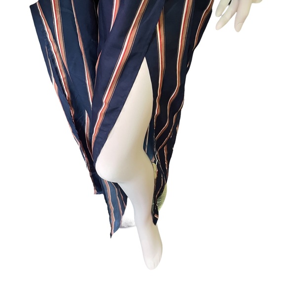 Thread Story Jumpsuit W/Over Lap Pant Leg,Woman’s Size L, Front Tie Up Belt, NWT - Picture 2 of 12